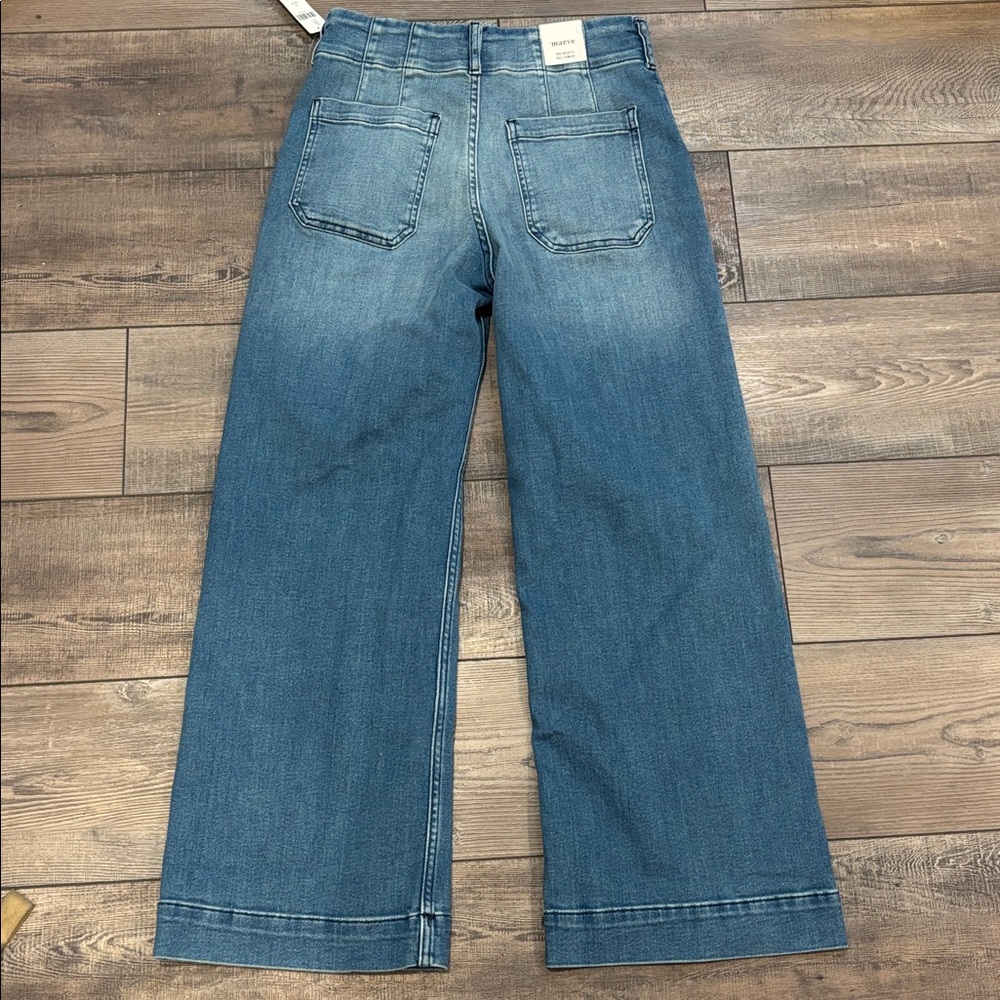 The Colette Full Length Wide Leg Jeans by Maeve 28P - Picture 6 of 8